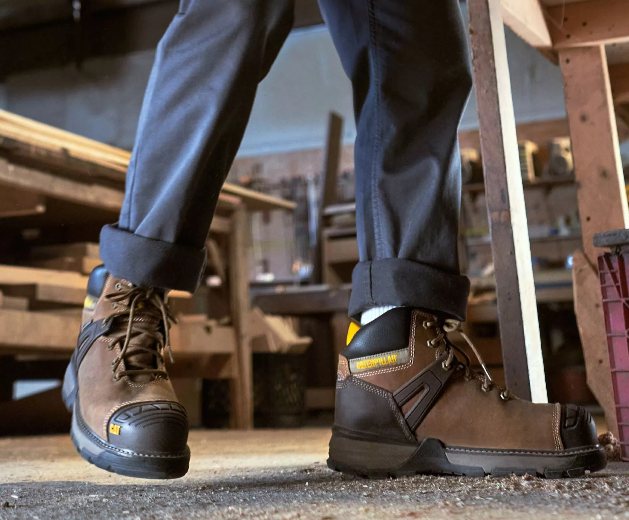Best Excavator Superlite Waterproof Carbon Composite Toe Work Boot Men Shoes