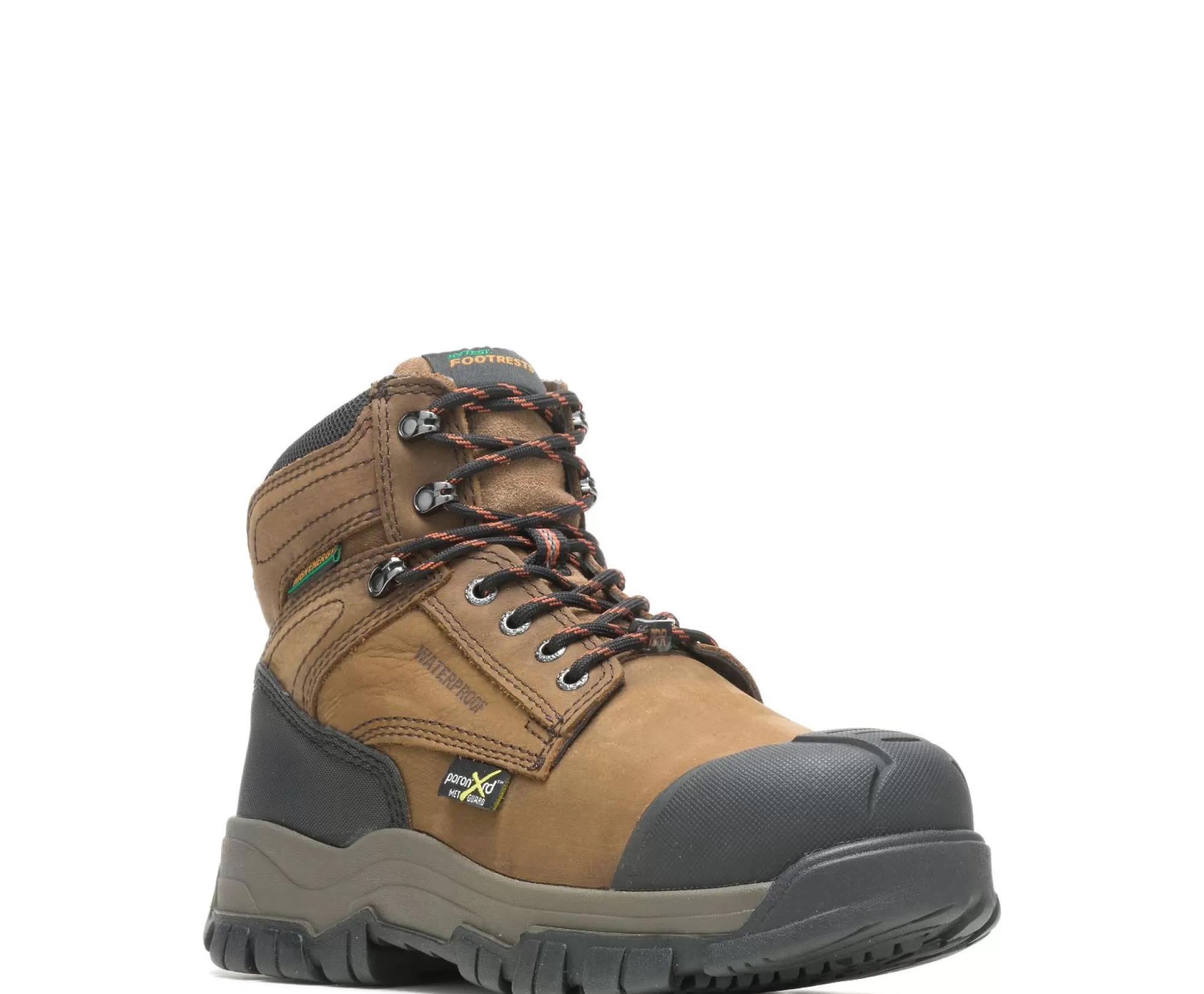 Shop Footrests® High Energy Waterproof Metatarsal Guard Puncture Resistant Composite Toe 6" Work Boot Men Shoes