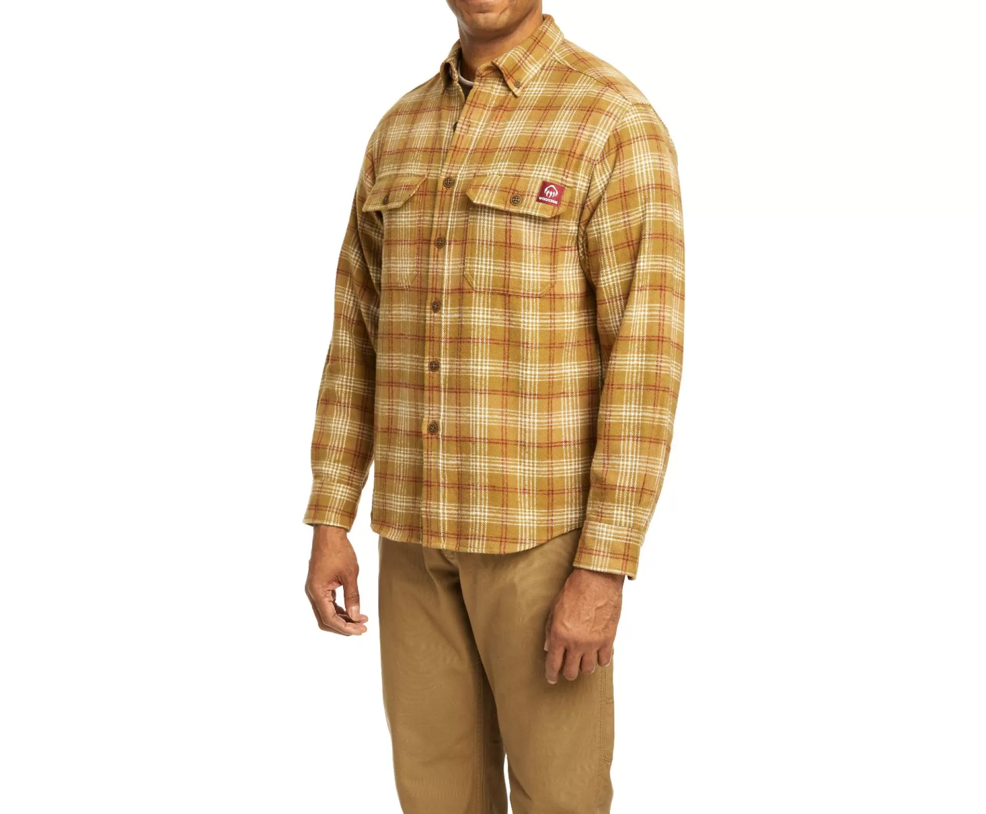 Clearance Glacier Heavyweight Long Sleeve Flannel Shirt Men Clothing & Accessories