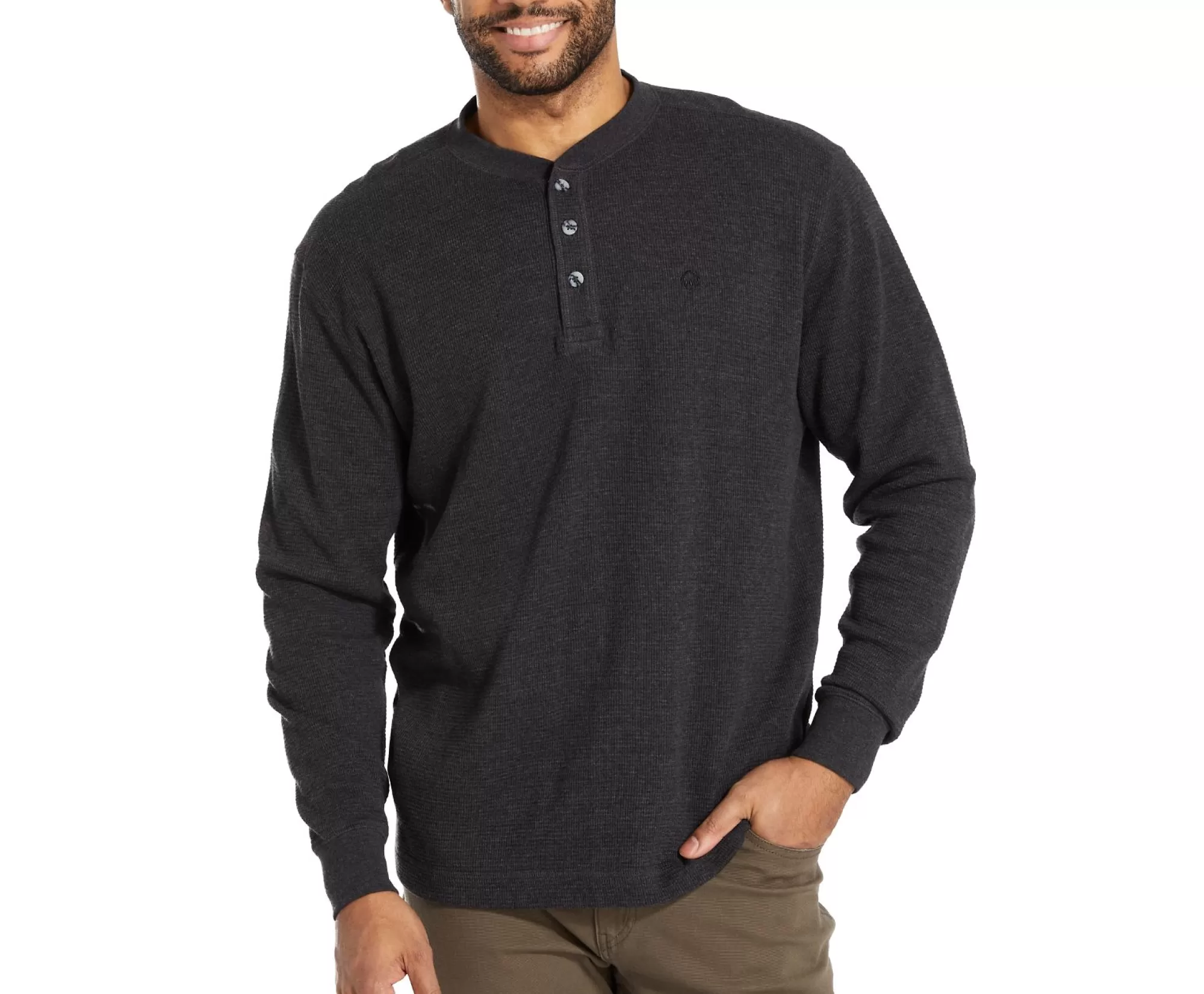 Fashion Walden Long Sleeve Henley Men Clothing & Accessories